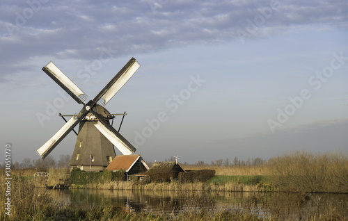 windmills in Kinderdijk Holland
