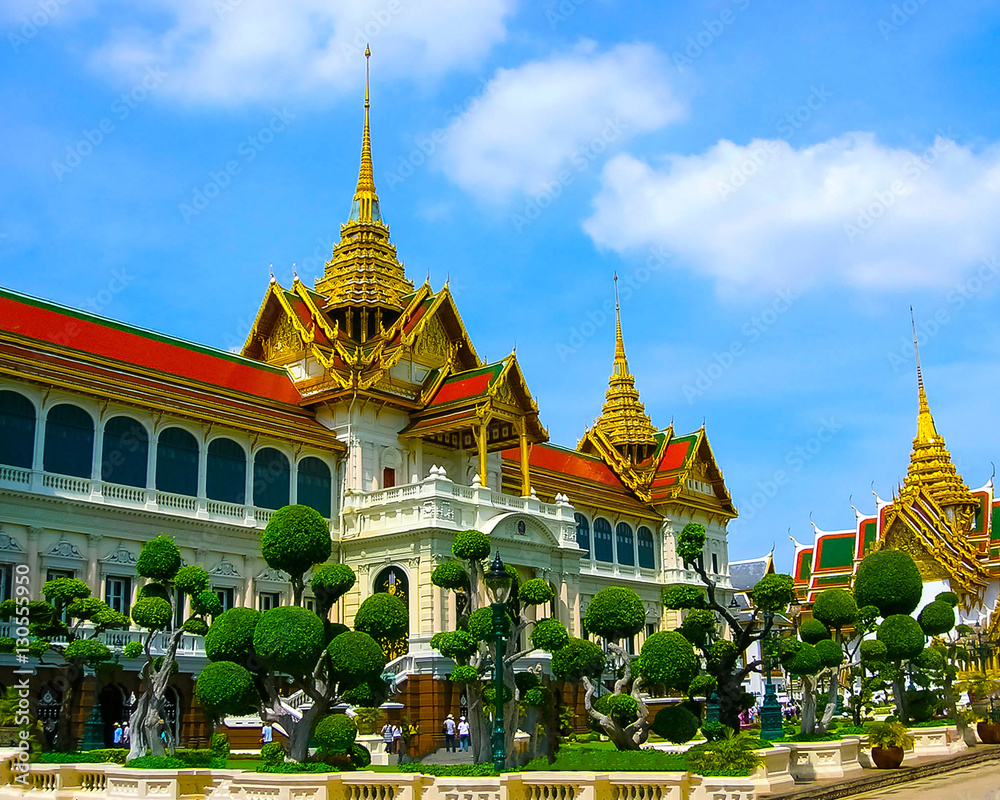 Naklejka premium The palace of the king at Bangkok, Thailand