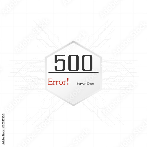 Vectors Abstract background 500 connection error server