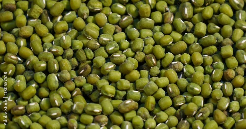 Top view of Rotating on mung beans Top view of Rotating on mung beans