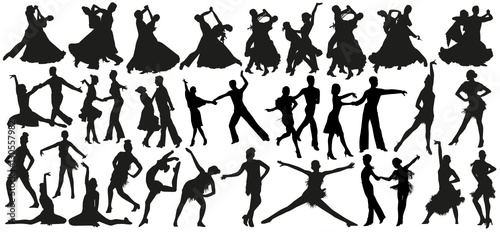 Dance silhouettes