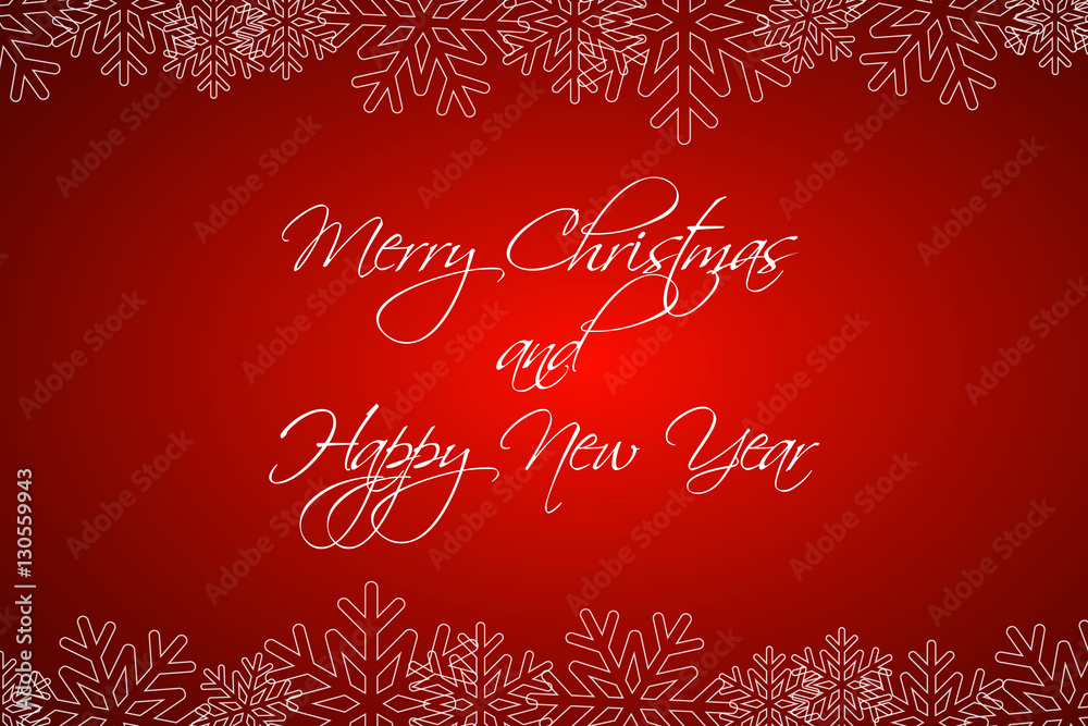 Merry Christmas and Happy New Year background, greetings card Merry Christmas and Happy New Year background, greetings card