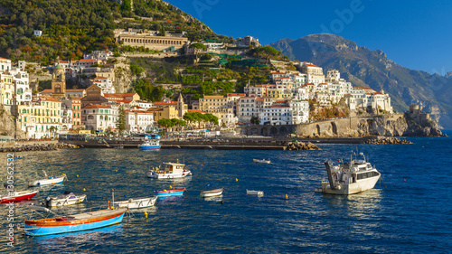 amalfi coast view in south Italy