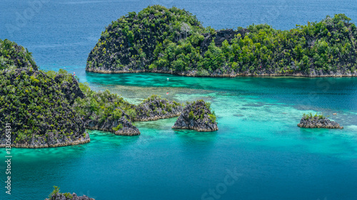 Painemo Island, Blue Lagoon, Raja Ampat, West Papua, Indonesia