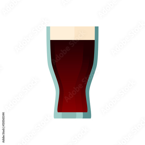 Beer glass cups icons set. Beer bottle isolated logo. Beer label, beer mug. Oktoberfest beer pub collection. Beer vector illustration