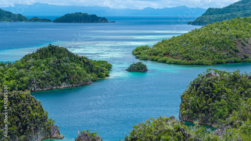 Painemo Island  Blue Lagoon  Raja Ampat  West Papua  Indonesia
