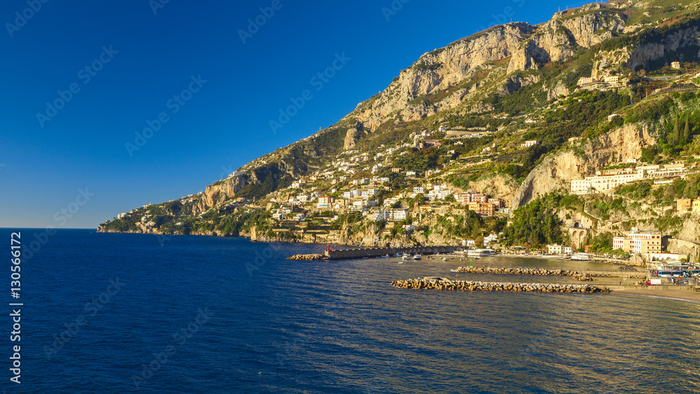 amalfi coast view in south Italy