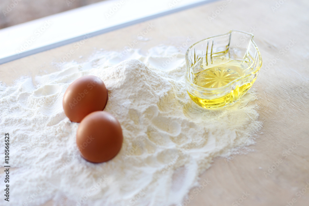 Dough, Bread, Eggs, Flour Dough, Bread, Eggs, Flour