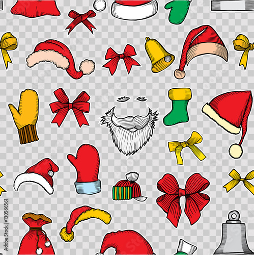 Christmas seamless vector pattern