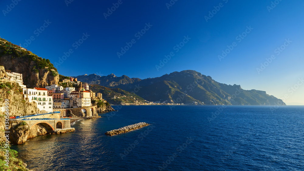 Fototapeta premium atrani coast view in south Italy