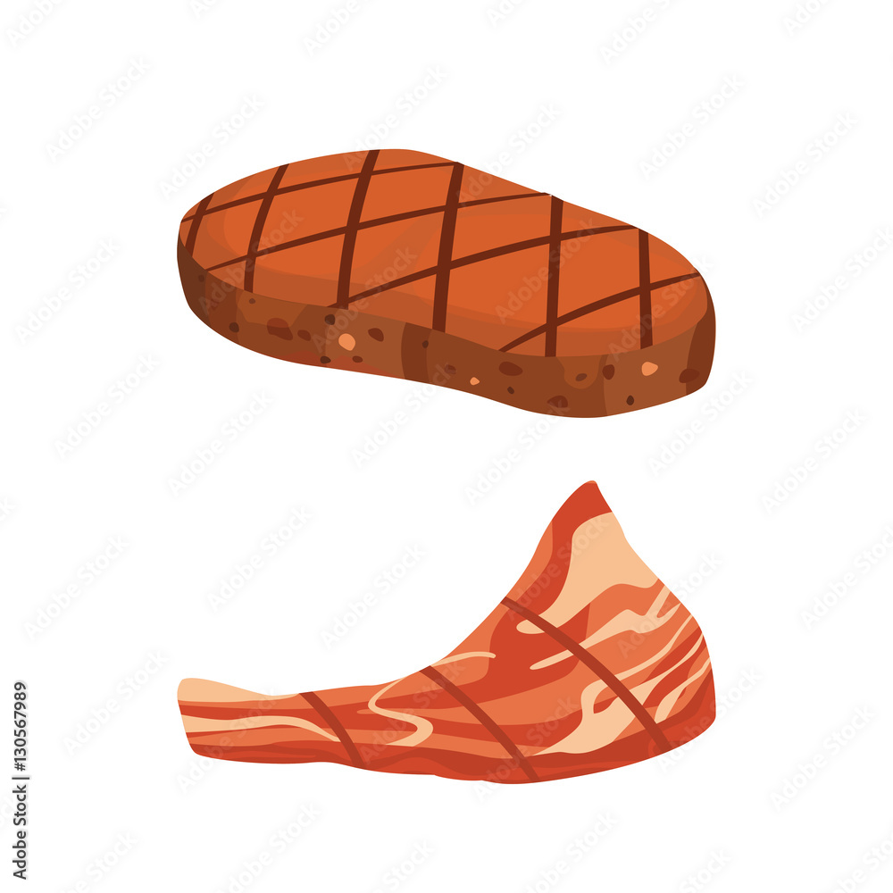 beef steak meat vector illustration beef steak meat vector illustration