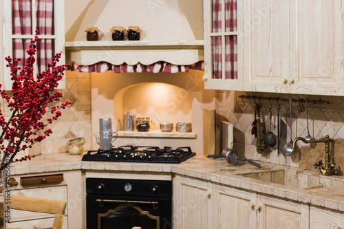 modern style of a new kitchen