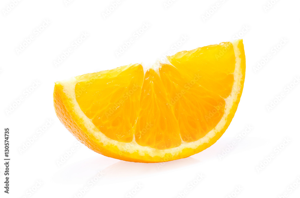 orange slice isolated on white background orange slice isolated on white background