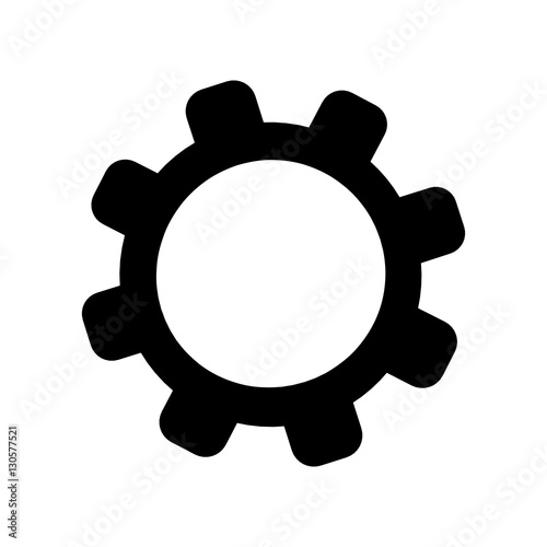 Isolated gear draw icon vector illustration graphic design