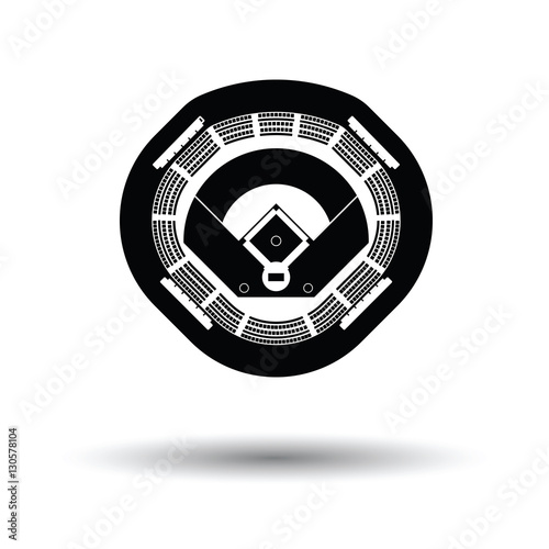 Baseball stadium icon