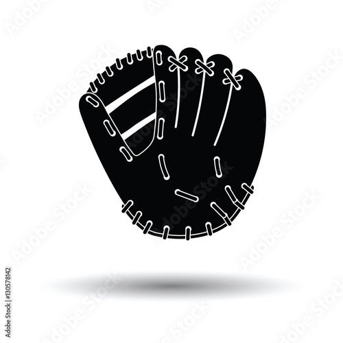 Baseball glove icon