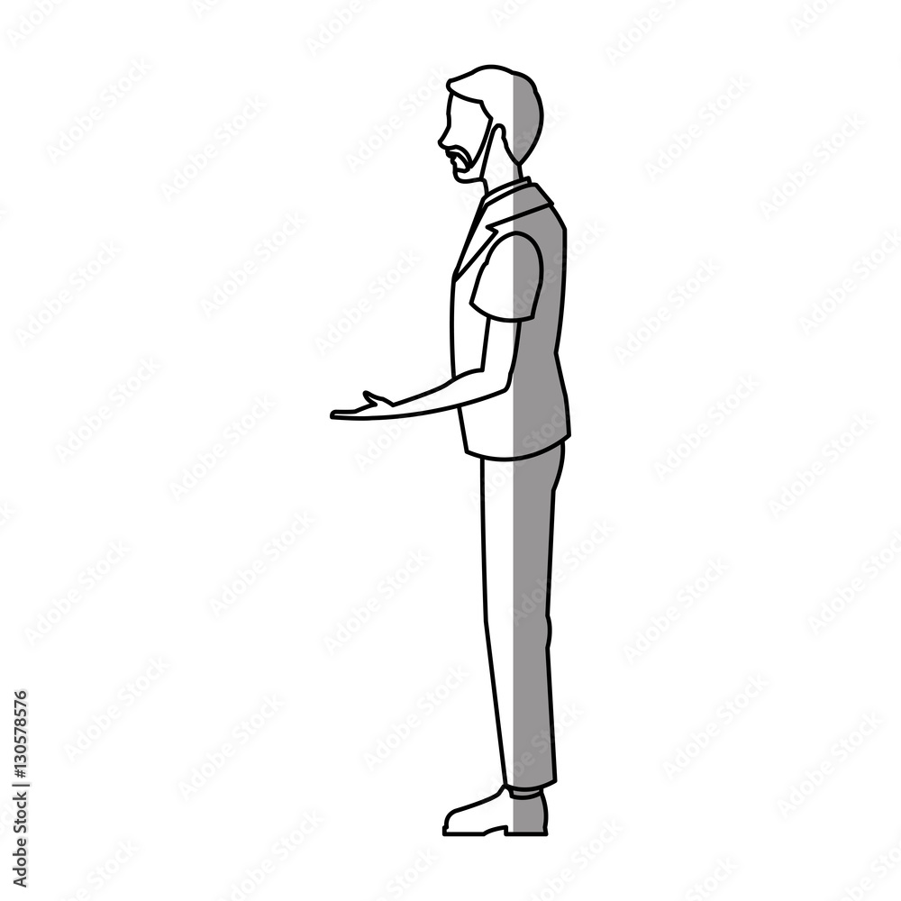 Man cartoon icon. Male avatar person people and human theme. Isolated design. Vector illustration Man cartoon icon. Male avatar person people and human theme. Isolated design. Vector illustration