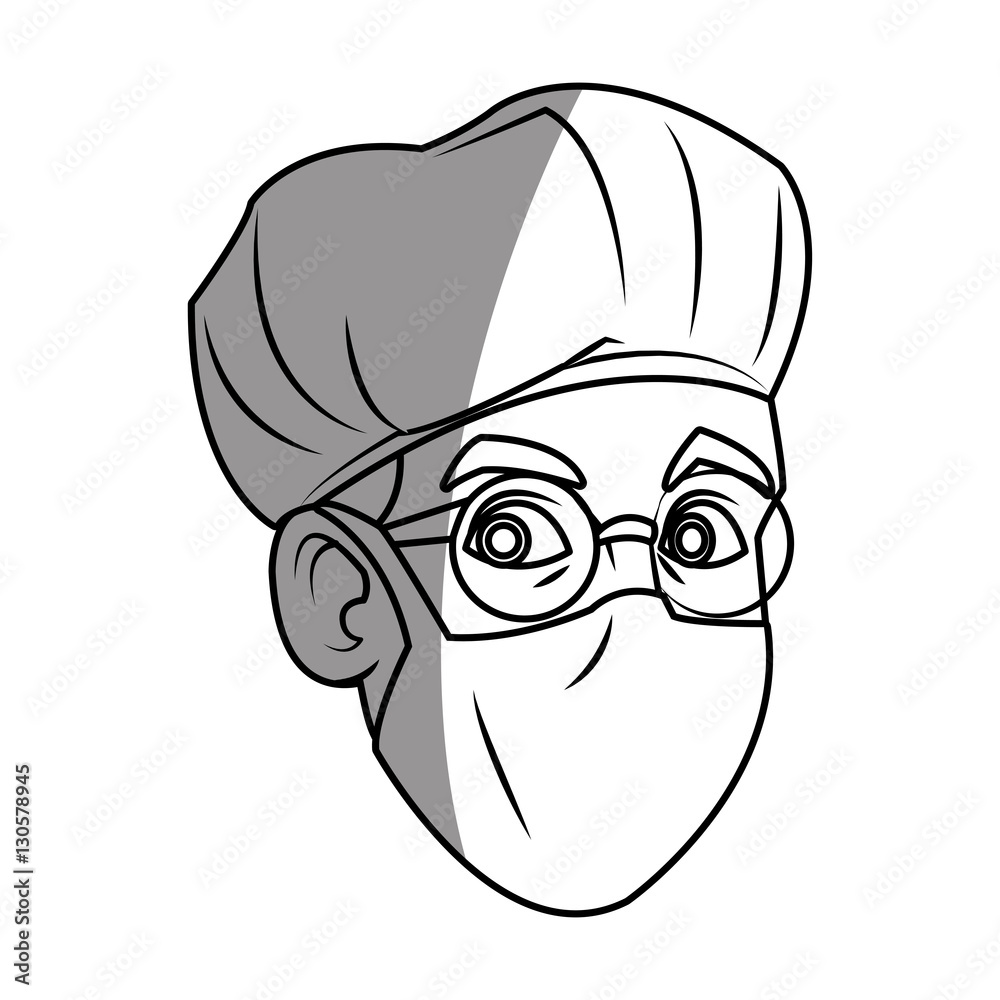 Doctor cartoon icon. Medical health care hospital and emergency theme. Isolated design. Vector illustration Doctor cartoon icon. Medical health care hospital and emergency theme. Isolated design. Vector illustration