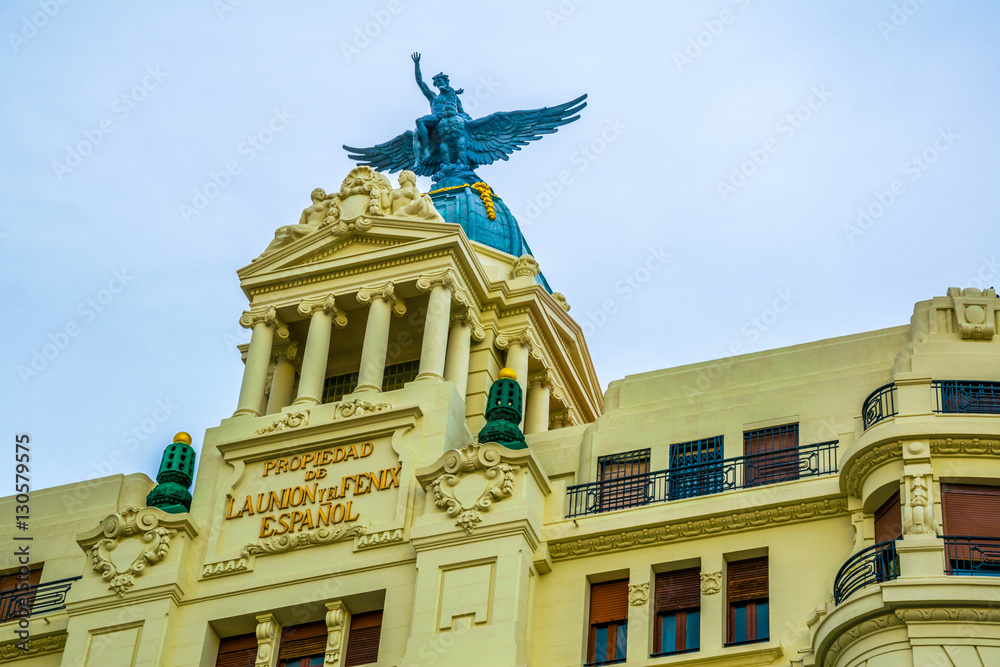 Detail Of The Estacio Del Nord Train Station In Spanish City Valencia