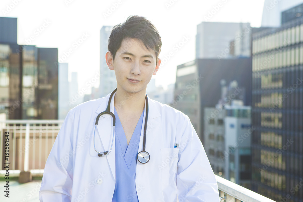 Young and handsome male doctor Young and handsome male doctor