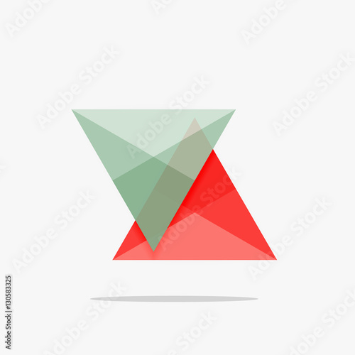 Free Download Blank triangle layout business template - GFXLoad