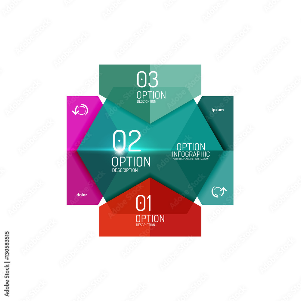 Business option diagram templates