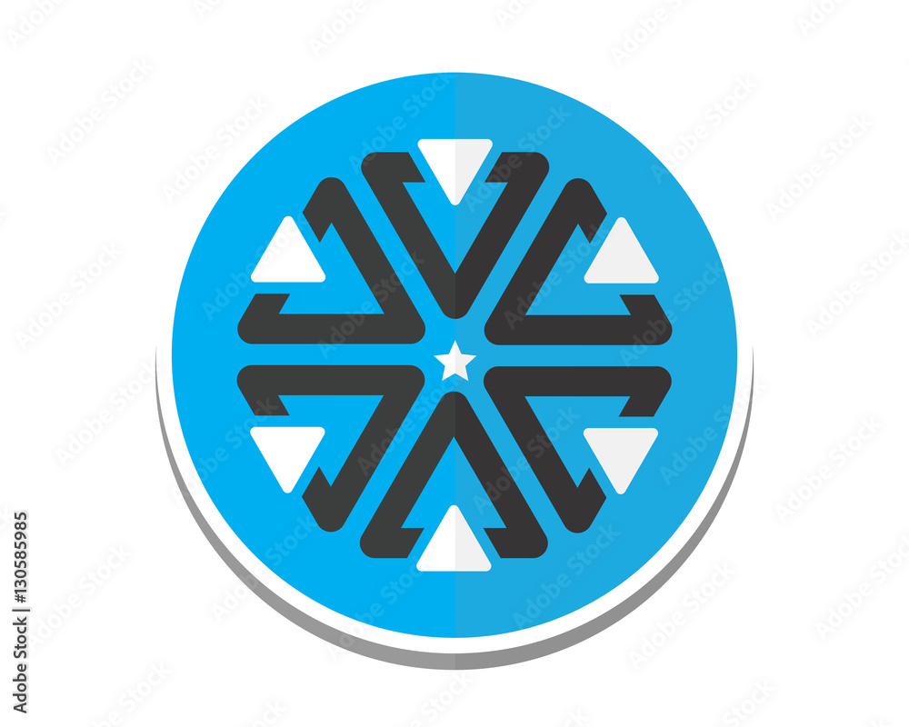 abstract circle ornament icon abstract circle ornament icon