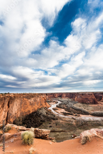 tsegi overlook at Canyon de Chelley, AZ, USA