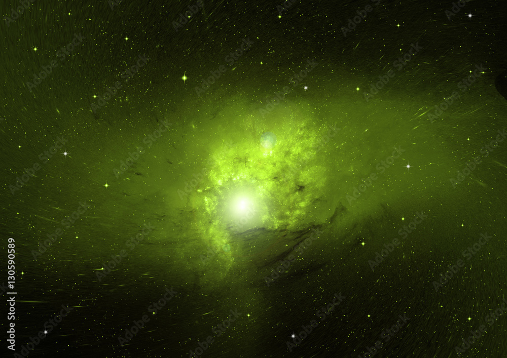 Fototapeta premium galaxy in a free space