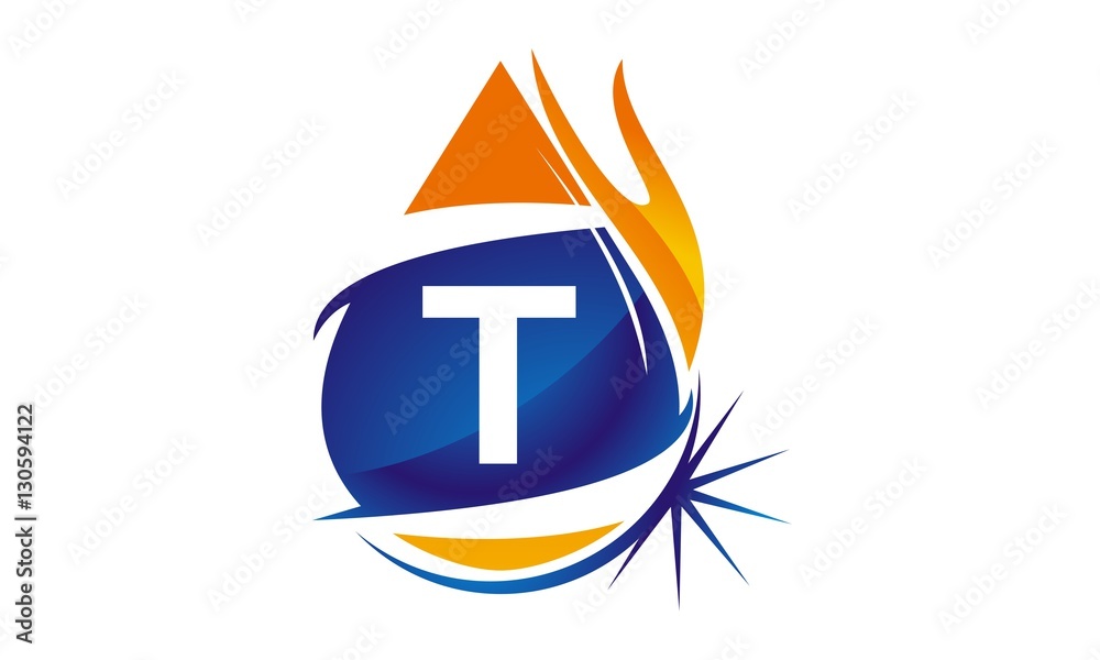 Water Fire Flame Gas Oil Initial T Water Fire Flame Gas Oil Initial T