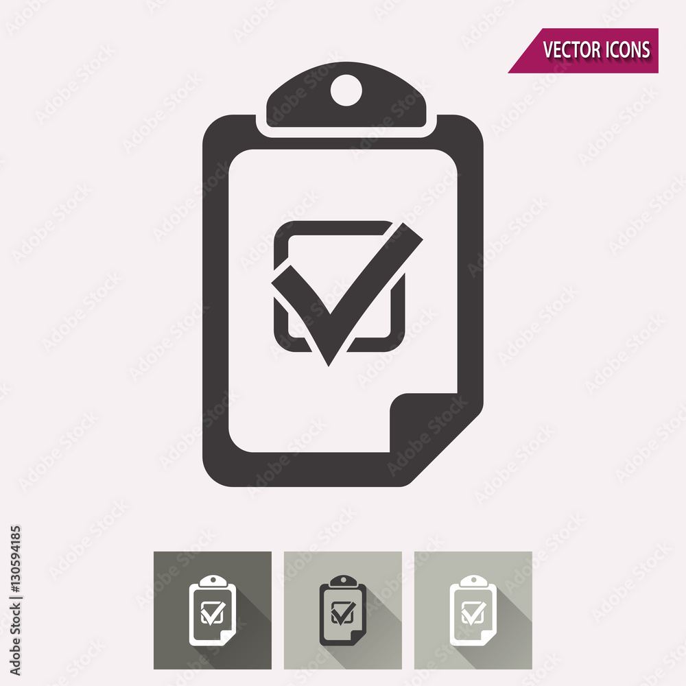 Clipboard - vector icon. Clipboard - vector icon.