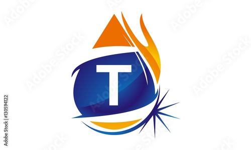 Water Fire Flame Gas Oil Initial T