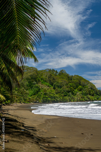 paysage de plage à Tahiti