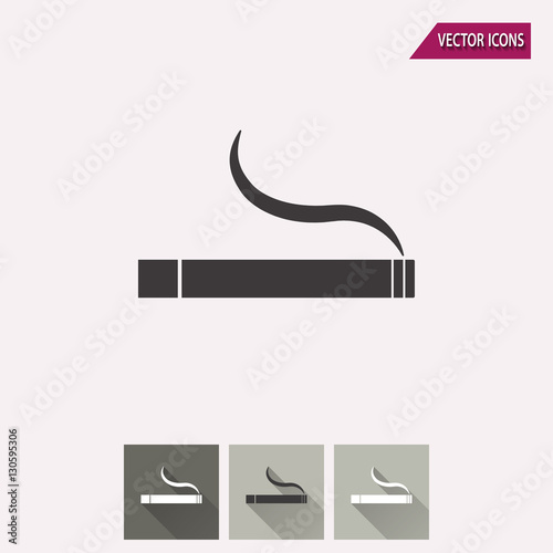 Smoke - vector icon.