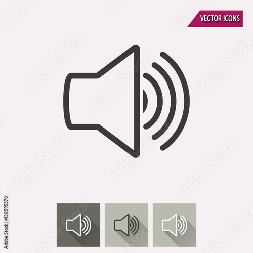 Speaker - vector icon.