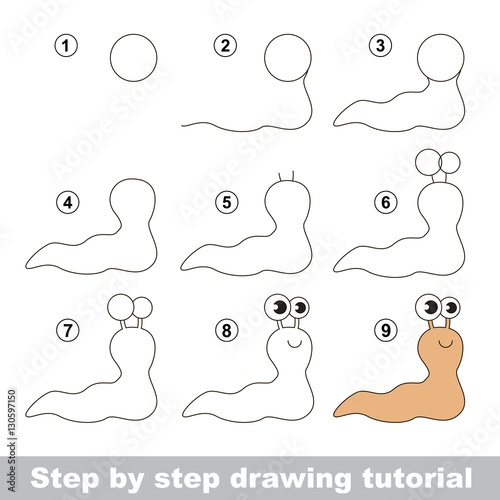 Drawing tutorial. The Slug.