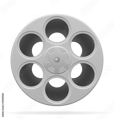 revolver cylinder vector illustration