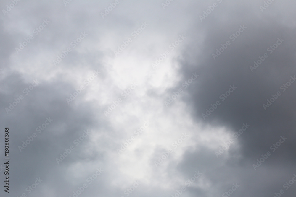 Overcast sky of rain clouds forming in the sky in concept of cli Overcast sky of rain clouds forming in the sky in concept of cli
