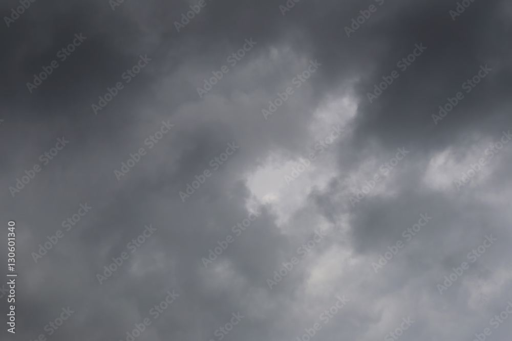 Overcast sky of rain clouds forming in the sky in concept of cli Overcast sky of rain clouds forming in the sky in concept of cli