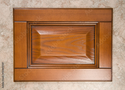 Door kitchen cabinet made of natural wood