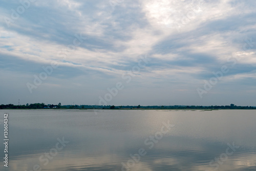 Lake and clouds