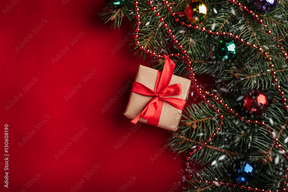 Christmas background with xmas tree and sparkle bokeh lights on wooden canvas background. Merry christmas card. Winter holiday theme. Happy New Year. Space for text. Happy Holidays Christmas background with xmas tree and sparkle bokeh lights on wooden canvas background. Merry christmas card. Winter holiday theme. Happy New Year. Space for text. Happy Holidays