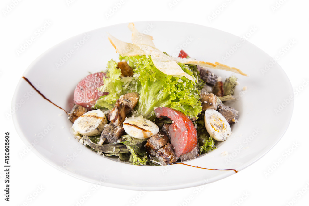 salat with turkey fillet salat with turkey fillet
