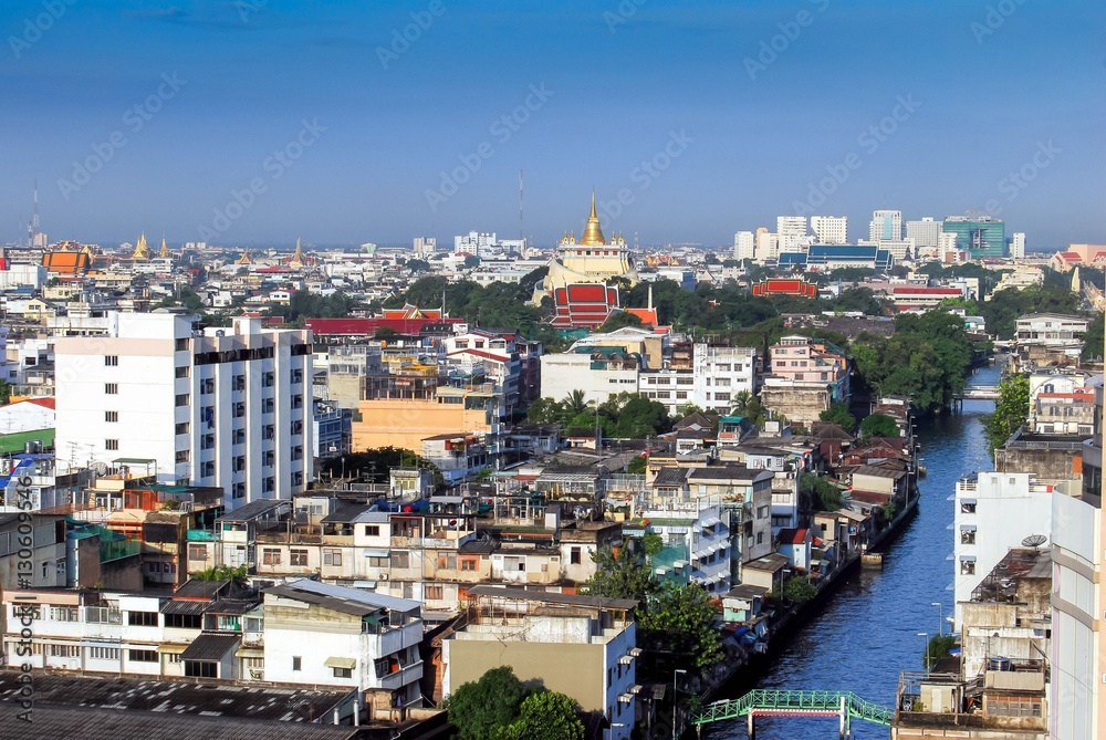 Fototapeta premium Klong in Bangkok Thailand