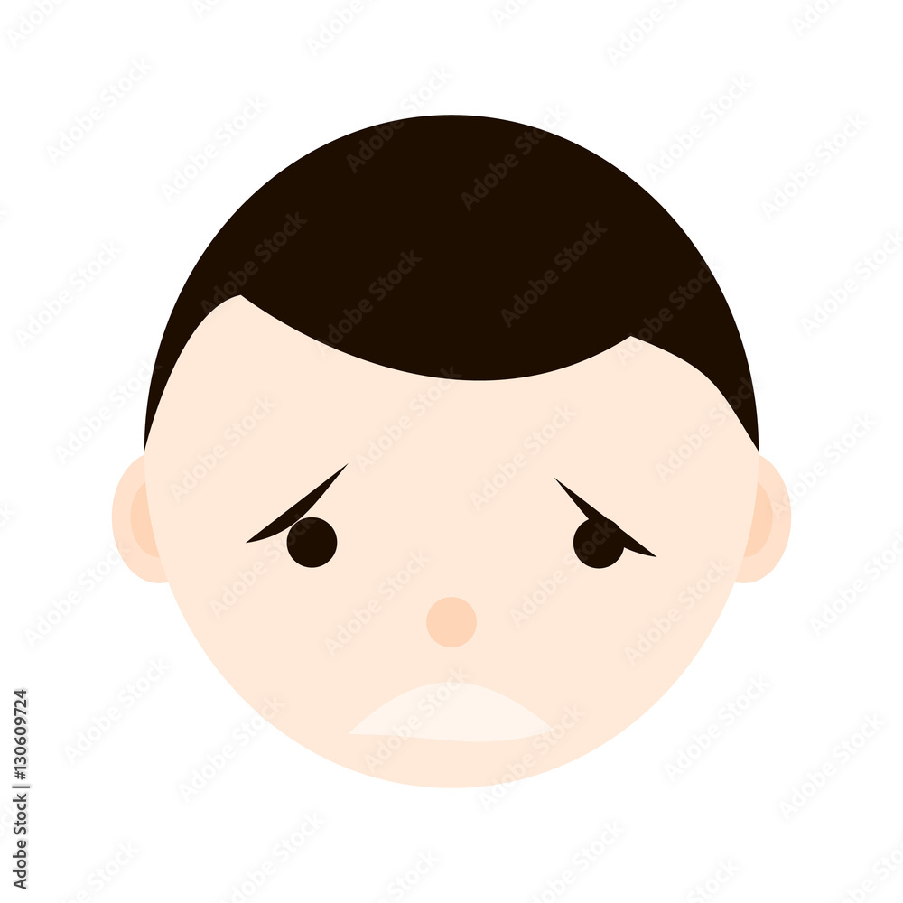 Cute child emotion, faces, kid icon avatar Cute child emotion, faces, kid icon avatar
