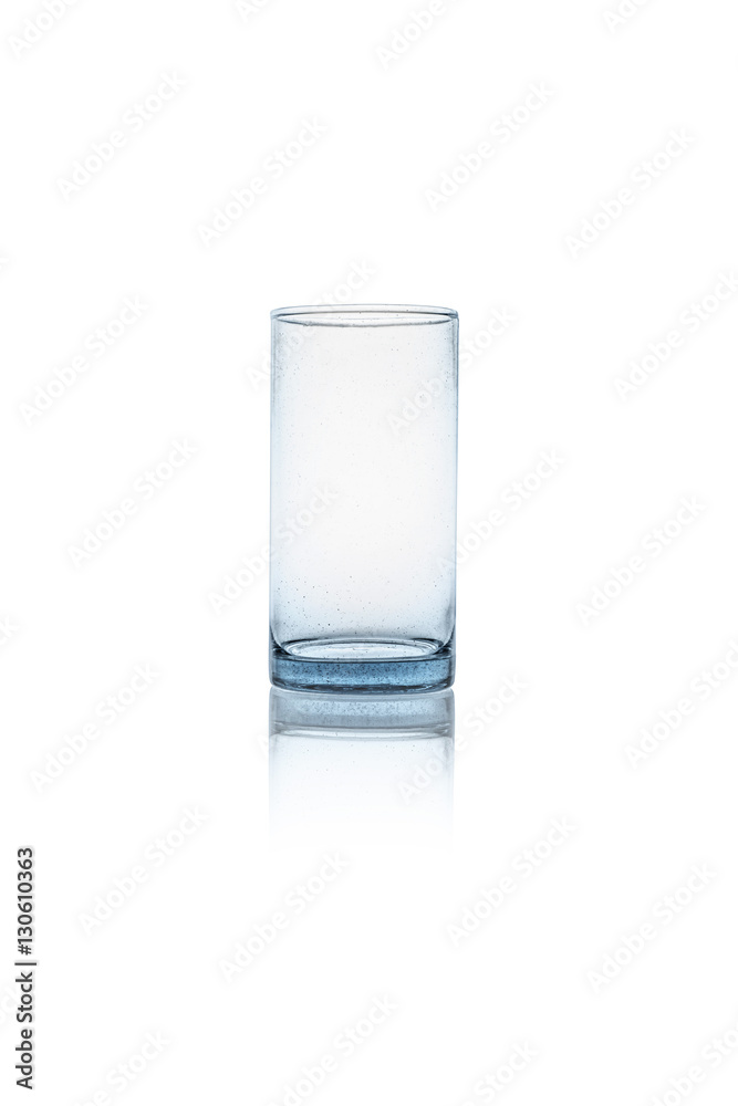 Isolated empty glass of water on white background Isolated empty glass of water on white background