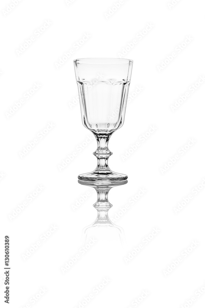 Isolated wine glass on a white background Isolated wine glass on a white background