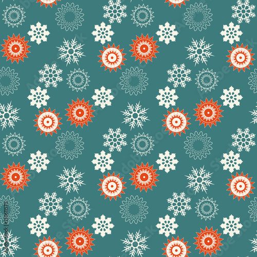 Seamless background, vector pattern for cushion, pillow, bandanna, kerchief, shawl fabric print. Texture for clothes and bedclothes. Hand drawn floral pattern made of doodles. Cartoon flowers
