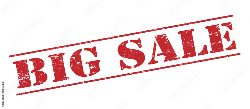 big sale red stamp on white background big sale red stamp on white background