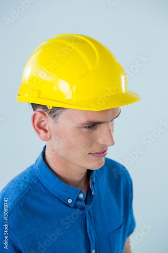 Close-up of confident engineer 